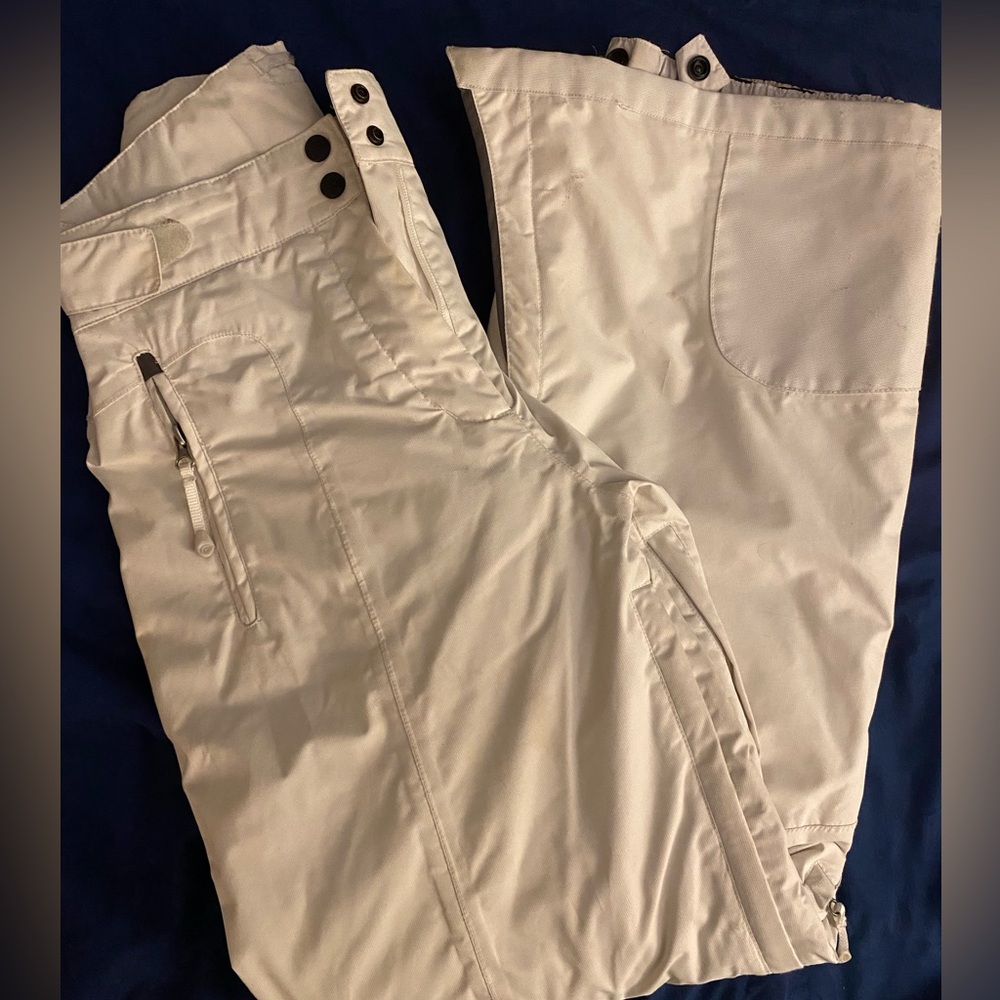 Women's White Snow Pants